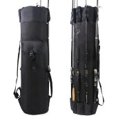 AGOOL Large Capacity Fishing Rod Carrier Waterproof Travel Case Ideal for Men and Family Perfect for Fishing Gear Storage