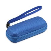 AGPTEK EVA Hard Case for Digital Voice Recorders, MP3 Players & Accessories - Durable Zippered Cover in Blue