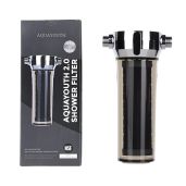 AQUAYOUTH 2.0 Carbon Shower Head Filter System Removes Chlorine Heavy Metals Great for Dry Skin Hair NSF Certified