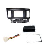 Aftermarket Double Din Dash Kit & Wire Harness for Mitsubishi Lancer/Evo (2007-2017) - Easy Installation