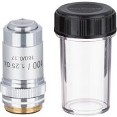 AmScope A100X 100X Oil Achromatic Microscope Objective - High-Quality Imaging for Precision Science