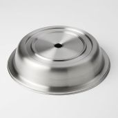 "American Metalcraft PC1062E Round Plate Cover - 10.375" to 10.625" with English-Style Foot"
