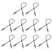 Antrader RG58 BNC to BNC Coaxial Cable 1.5ft Male/Male for CCTV - 10 Pack