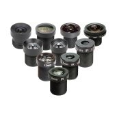 Arducam M12 Lens Set: Telephoto, Macro, Wide Angle & Fisheye Kit for USB Cameras - All-in-One with Holder & Cleaning Cloth