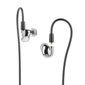 Aune Jasper-T in-Ear Monitors IEMs Pure-Fidelity HiFi Earphones in-Ear Headphones, MMCX (Silver)
