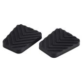 Auto Brake Clutch Pedal Pad 2PCS - Rubber Covers for Hyundai Accent & Tiburon (3282536000)