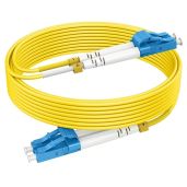 Single Mode Fiber Patch Cables OS2 LC to LC 20m(65ft), Options 7inch~1000ft, SM Singlemode Fiber Optic Cable 10G SMF LSZH Duplex 9 125?m OD 2.0mm