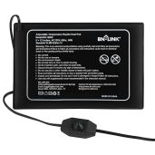 BN-LINK Reptile Heating Pad 8X12 Adjustable Temperature Waterproof Heating Mat for Turtles Lizards Frogs and Other Reptiles