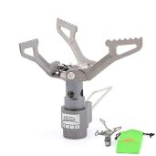 Lightweight BRS-3000T Titanium Camping Stove: Ultra-Light Portable Gas Burner for Picnics & Outdoor Cooking (25g)