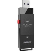 BUFFALO 1TB External SSD - 600MB/s USB-C & USB-A - Fast Storage for PS4/PS5, Windows & Mac - SSD-PUT1.0U3B