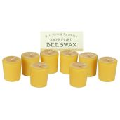 Bee Hive Candles 100 Percent Pure Beeswax Votive Candles 15 Hour Pack of 8 Natural