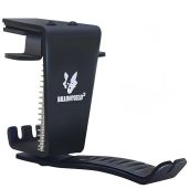 Berlxua Headset Headphone Hook Holder Hanger Mount, Headphones Stand for Desk, Headphone Clamp Under Desk Design with Adjustable and Rotating Arm