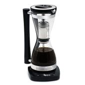 Better Chef Electric Siphon Coffee Maker: 8 oz Brewer with 3 Strengths & Stainless Steel Filter - Perfect Pour Over Alternative!