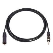 10ft Bingfu Car Radio Antenna Extension Cable - FM/AM DIN Plug for Vehicle Stereo & Truck Receiver