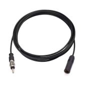 6.5ft Bingfu Car Radio Antenna Extension Cable - FM/AM DIN Plug Coaxial for Vehicle Stereo & Truck