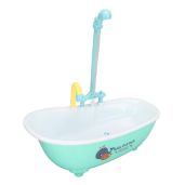 Automatic Bird Parrot Bathtub with Faucet and Shower Accessories for Small Pets like Parakeets Lovebirds and Canaries