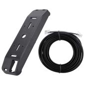 Black Panel 5m Cable Extension for YAESU FT-7800 FT-7900 Walkie Talkies - Enhance Your Communication!
