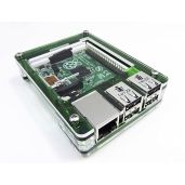 Buy C4Labs Zebra Case Kit for Raspberry Pi 3B+, 2B, & B+ | Includes Power Cord & Heatsinks - Fast Shipping!