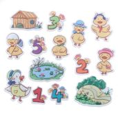 CHEFAN Felt Flannel Board Stories for Toddler, Five Little Ducks, Preschool Felt Activities, Flannel Graphic