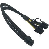 COMeap 8 Pin PCIe Power Cable for Dell T3600 T3610 T5600 T5610 T7600 T7610 - Dual 8 Pin (6+2) Adapter, 13-inch (34cm)
