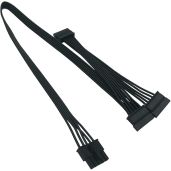 COMeap SATA Power Cable for Cooler Master PSUs - 5 Pin to 3X 15 Pin Adapter for BTC Mining Riser Card (20in/50cm)