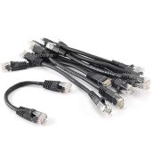 "Buy CablesOnline 10-Pack 6" CAT5e UTP Ethernet RJ45 Black Patch Cables - Fast Shipping!"