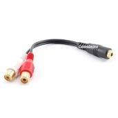 Buy CablesOnline 6-Inch Stereo Splitter 3.5mm Female to 2-RCA Audio Adapter - AV-Y14G for High-Quality Sound