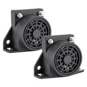 Car Back-up Alarm, 110dB 12V-48V DC Waterproof Industrial Heavy-Duty Backup Reverse Warning Alarm with Super Loud Beeper Tone for Truck Van Freight