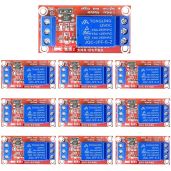 CenryKay 12V 1 Channel Relay Module 10PCS Optocoupler Isolation High Low Level Trigger for Reliable Control
