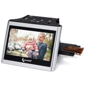 ClearClick Virtuoso 2.0 22MP Film and Slide Scanner with 5 Inch LCD Screen for Converting 35mm 110 126 Slides and Negatives to Digital Photos