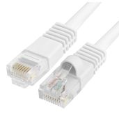 Cmple 100ft Cat5e Ethernet Cable - 350MHz UTP, 1Gbps LAN, RJ45 for PC, Laptop, Modem, Router & Gaming Console - White