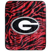 Georgia Bulldogs Raschel Throw Blanket 60x50 Soft Cozy College Covers Perfect for Fans
