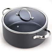 Buy Cooks Standard 7-Quart Stock Pot Dutch Oven - Nonstick Hard Anodized with Glass Lid