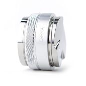 Crema Coffee 54mm 2-in-1 Tamper and Distributor Silver Compatible with Breville Portafilters Adjustable Depth Beautiful Espresso Tool