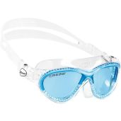 Buy Cressi Mini Cobra Snorkel Mask - Clear/Blue with Blue Lens for Ultimate Underwater Clarity