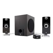 Cyber Acoustics CA-3090 2.1 Speaker System with Subwoofer with 18W of Power  Easy Setup and Convenient Controls, Great for Music, Movies, and Gaming