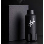 DGT Cartridge Rotary Tattoo Machine Pen Matte Black with Japanese Brushless Motor and Cord for Precision Tattooing