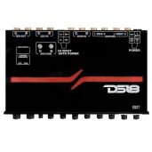 DS18 EQX7 1/2 DIN 7-Band Graphic Equalizer: High Volt, Auto Turn On & 8V Output