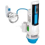 Save Water with Danco HYR270 Hydroright Dual Flush Valve - Chrome Push-Button Handle