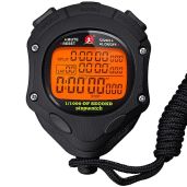 Digital Stopwatch Timer with Backlight | 100 Lap Memory & Large Display for Sports, Running, Swimming & Competitions