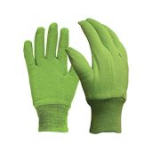 Digz M Jersey Cotton Garden Green Gloves: Durable Gardening Essential for Comfort & Style