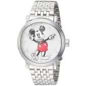Disney Mickey Mouse Vintage Articulating Hands Analog Quartz Watch for Adults
