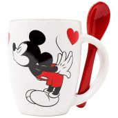 Disney Mickey and Minnie Kissing Espresso Mug 4 Ounce Perfect for Coffee Lovers