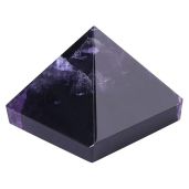 Diyeeni Amethyst Pyramid: Good Fortune Crystal Paperweight & Ancient Egyptian Decor Gift for Family & Friends