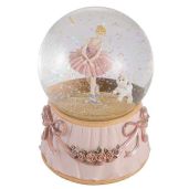 Elegant Ballerina Snow Globe with Greensleeves Music | Perfect Gift for Women & Girls in Gift Box
