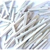 Earth Natural 50 Pcs White Slate Pencils Made from Natural Stone for Creative Projects