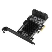 EBTOOLS 8 Port PCIe to SATA 3.0 Controller Card - Expand Your Storage with SATA III Adapter