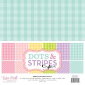 Echo Park Paper Spring Gingham Collection Kit - 12x12 Inch Crafting Essentials