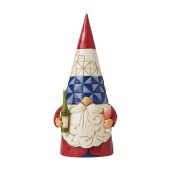 Enesco Jim Shore Heartwood Creek Gnomes Around The World French Figurine, 5.5 Inch, Multicolor