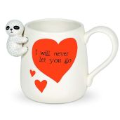 Enesco Our Name is Mud Sloth Mug - 16oz Sculpted Coffee Cup, Multicolor | Perfect Gift for Sloth Lovers